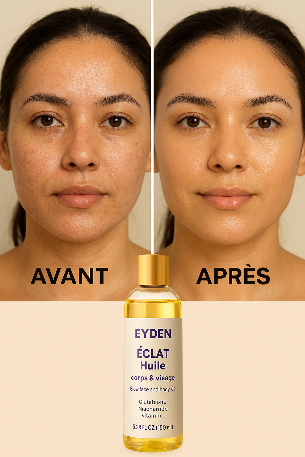 DOUBLE ÉCLAT Huile Éclaircissante - Eyden beauty