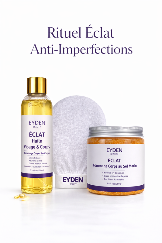 Rituel Anti-Imperfections – Routine Corps Éclat -Eyden beauty