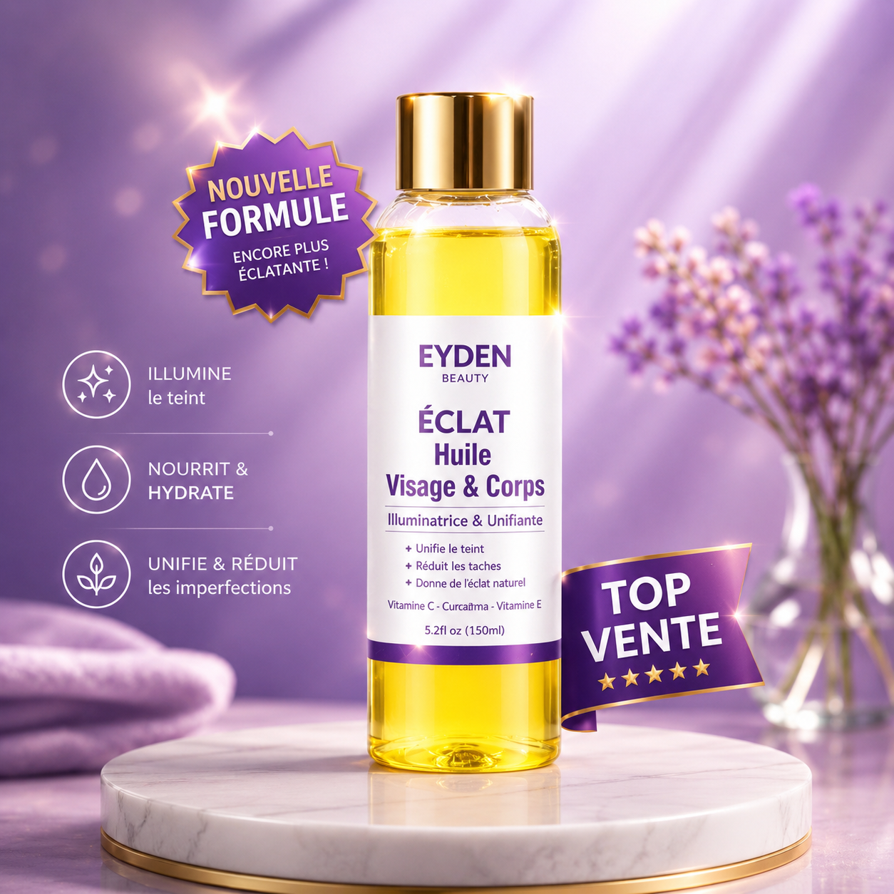 Huile Éclat - Eyden beauty
