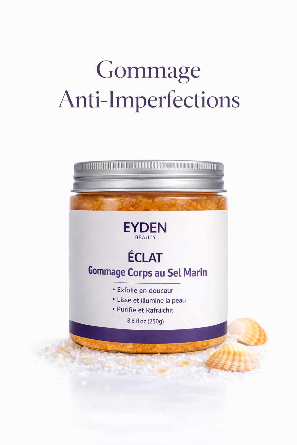 Gommage anti imperfections aux Acides de Fruits-Eyden beauty