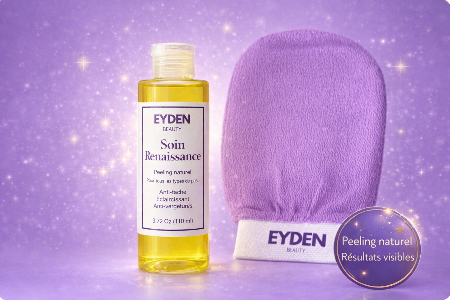 Soin renaissance -peeling  naturel corporel - exfoliant -Eyden beauty