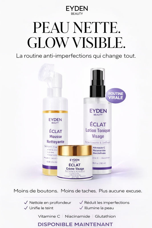 Routine anti-imperfections-Éclat -Eyden beauty