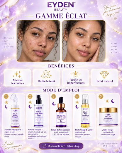 Rituel ÉCLAT Complet – Routine Visage & Corps | 6 soins