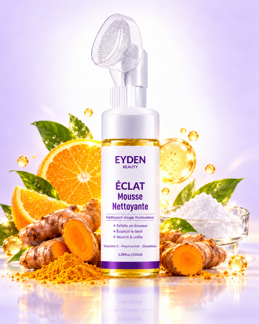 Mousse Nettoyante ÉCLAT – Brosse silicone – 150 ml