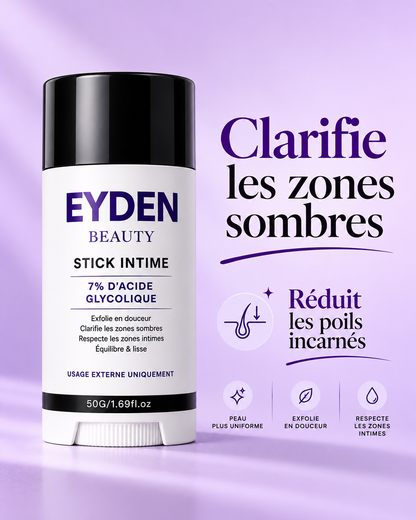 Stick Intime ÉCLAT – Zones Sombres | 7 % d’Acide Glycolique – 50 g