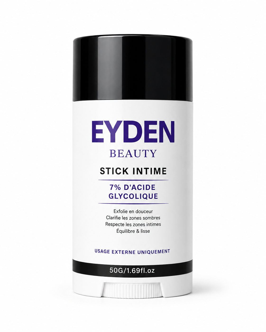 Stick Intime -Zone sombre -7% d’Acide Glycolique – EYDEN BEAUTY