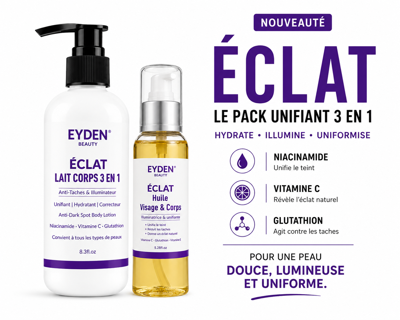 BODY GLOW PACK-ÉCLAT- EYDEN BEAUTY