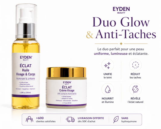 Duo Face Glow ÉCLAT anti taches -Eyden beauty