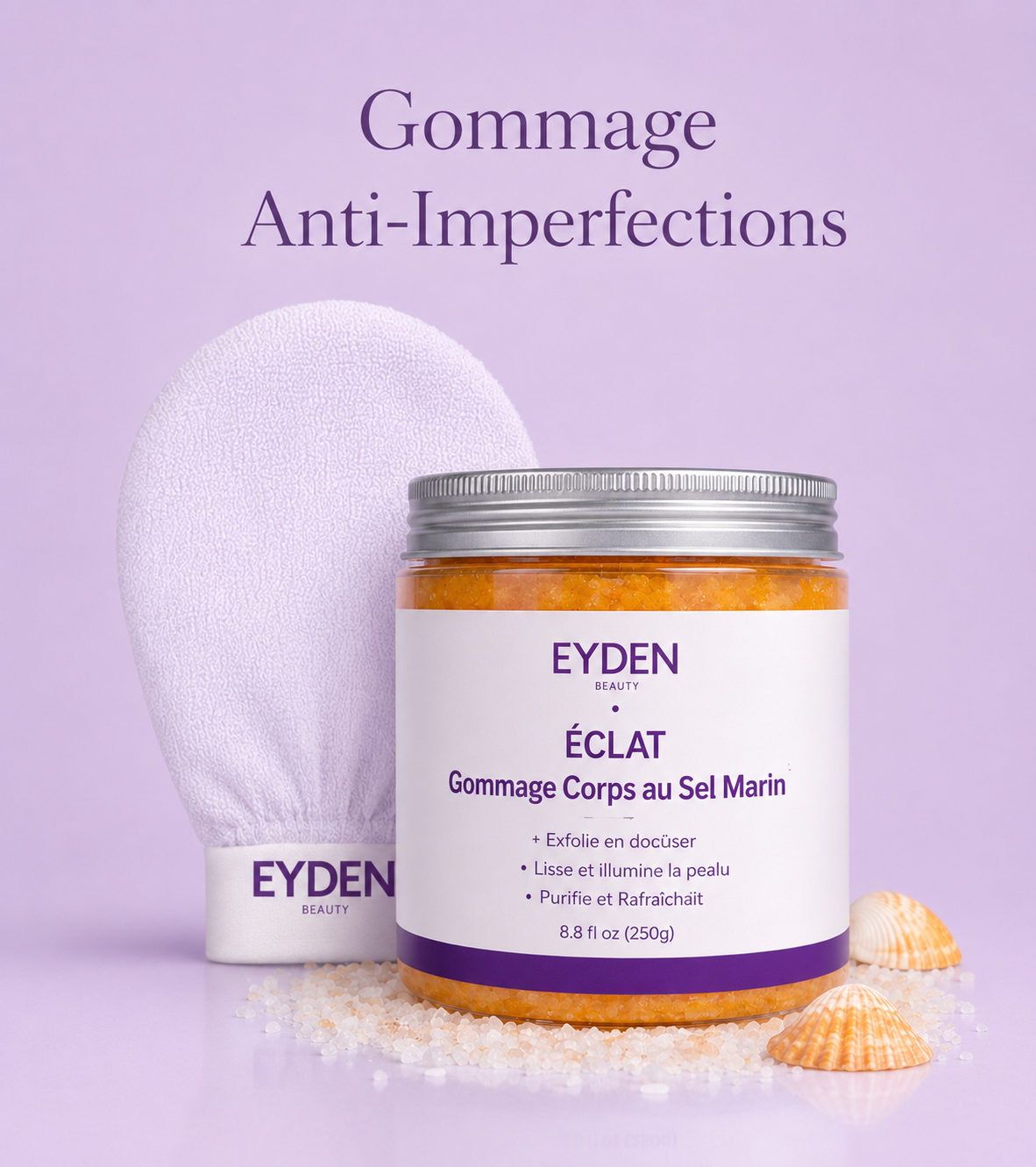 Gommage anti imperfections aux Acides de Fruits-Eyden beauty