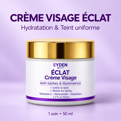 Crème Visage ÉCLAT — 1 soin 50 ml — fond lavande